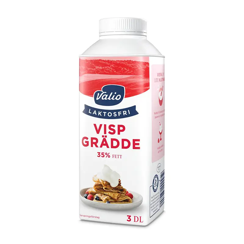 Laktosfri Vispgrädde 35% 10 x 3 dl från Valio | #200095 | Grädde