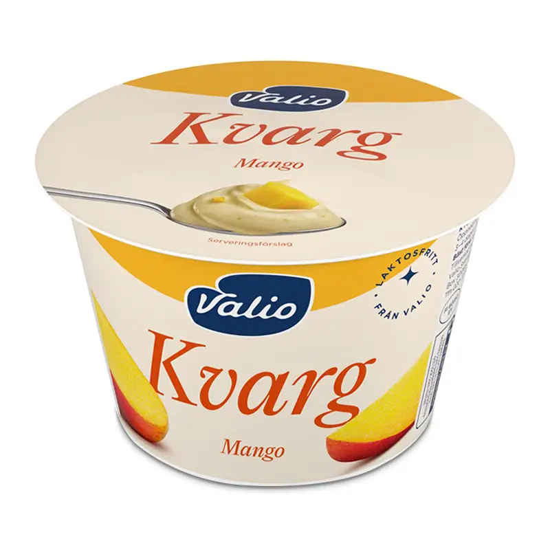 Laktosfri Kvarg Mango 6 x 200 g från Valio | #200164 | Kvarg