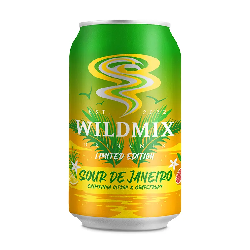 Sour de Janeiro 24 x 33 cl från Wild Drinkmix | #2002 | Drink & Mocktail