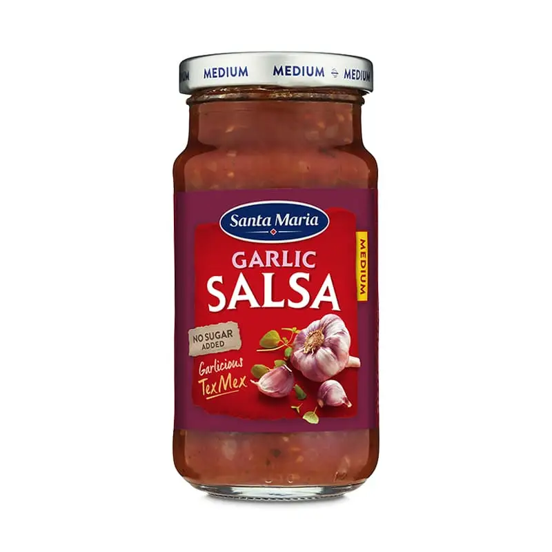 Garlic Salsa 12 x 230 g från Santa Maria | #200219 | Sås