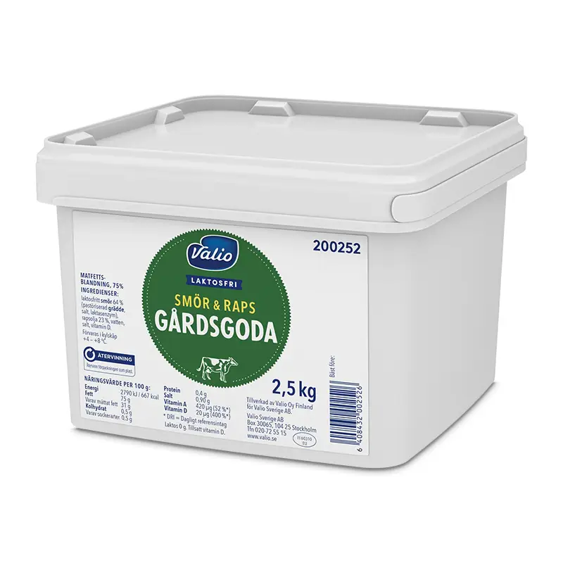 Gårdsgoda Laktosfritt 2.5 kg från Valio | #200252 | Smör