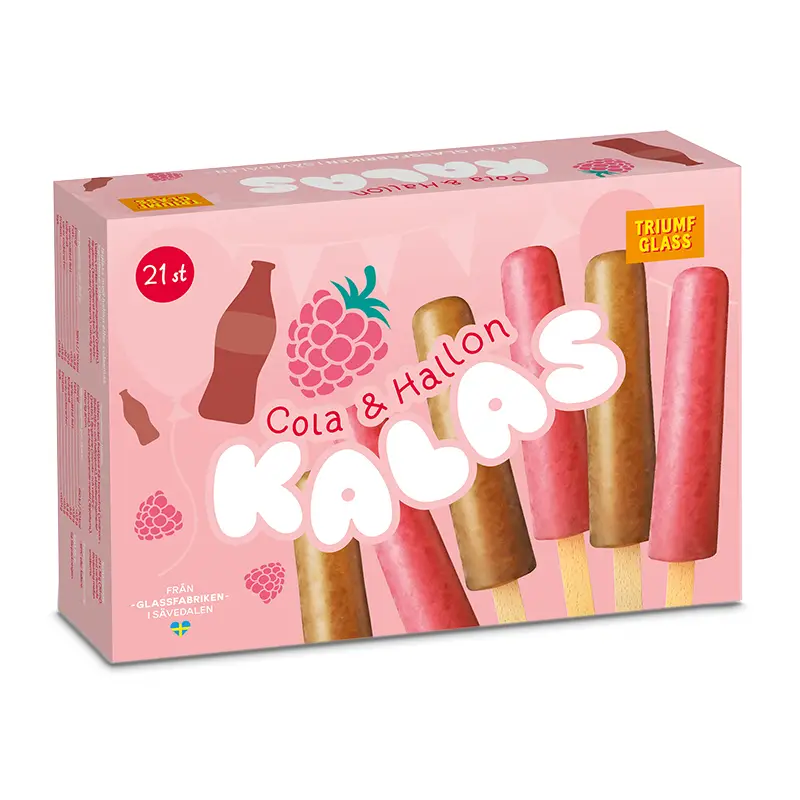 Kalas Cola Hallon 21-Pack 4 x 21 st från Triumf Glass | #20049 | Pinnglass