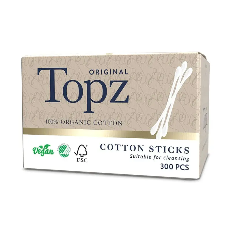 Premium Cotton Sticks 300st 24 x 300 st från Topz | #200685 | Hygienartiklar