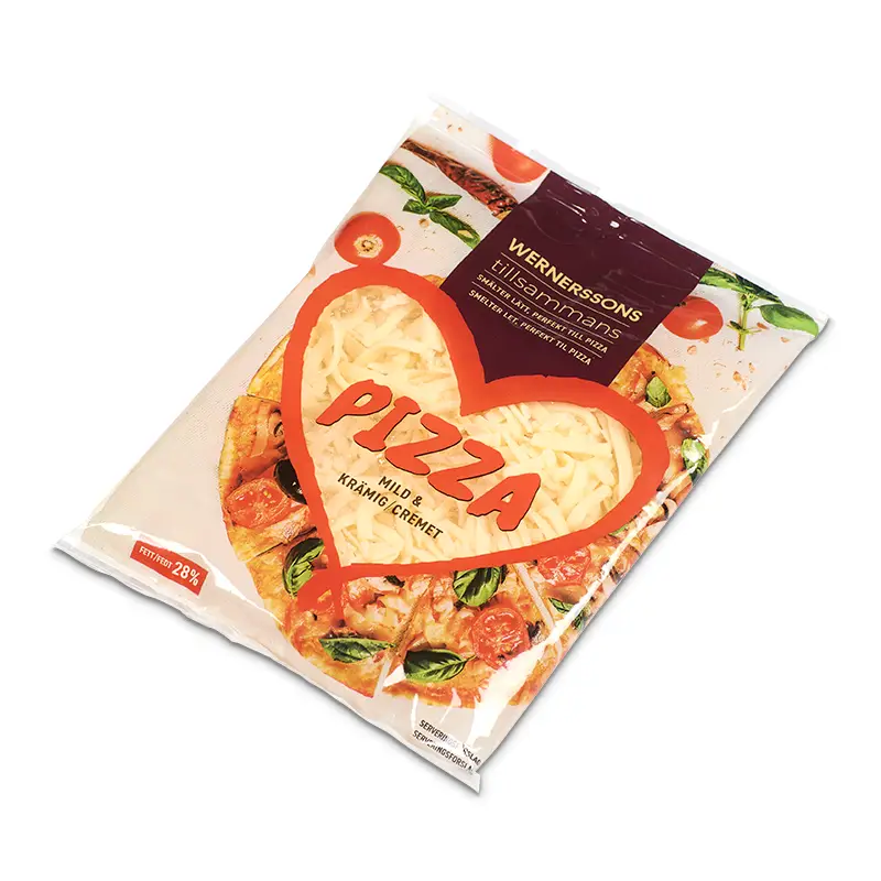 Riven Pizzaost 14 x 150 g från Wernerssons Ost | #20088 | Ost