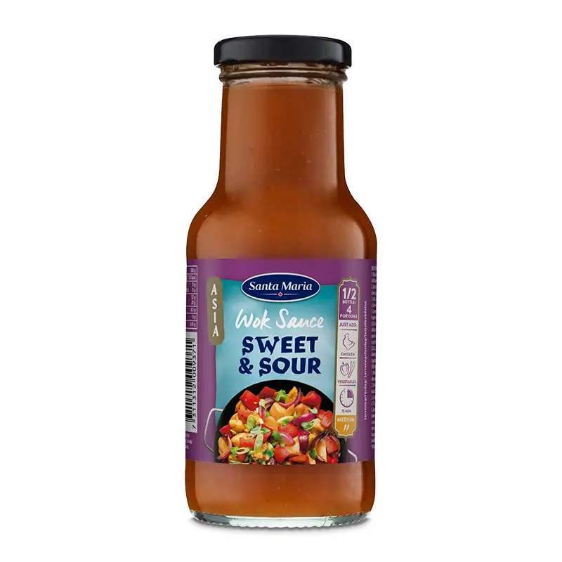 Woksås Sweet & Sour 8 x 250 ml från Santa Maria | #200937 | Sås