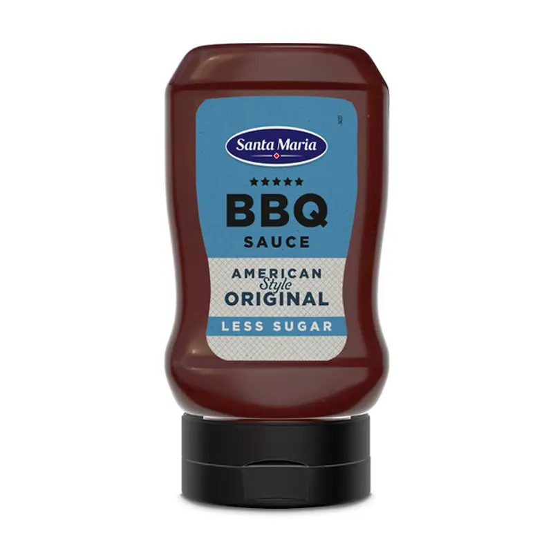BBQ Sauce Original Less sugar 12 x 325 g från Santa Maria | #200940 | Sås
