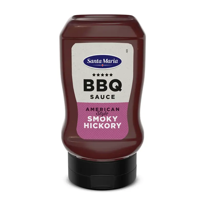 BBQ Sauce Smokey Hickory 12 x 325 g från Santa Maria | #200942 | Sås