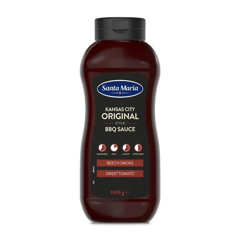 BBQ Sauce Kansas City Original Style 6 x 1100 g från Santa Maria | #200956 | Sås