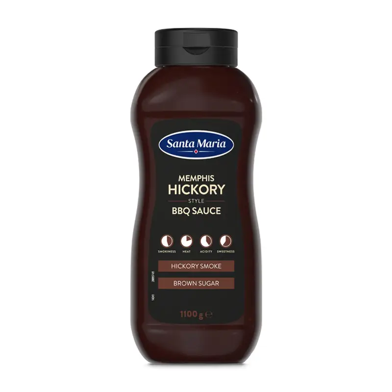 BBQ Sauce Memphis Hickory Style 6 x 1100 g från Santa Maria | #200957 | Sås