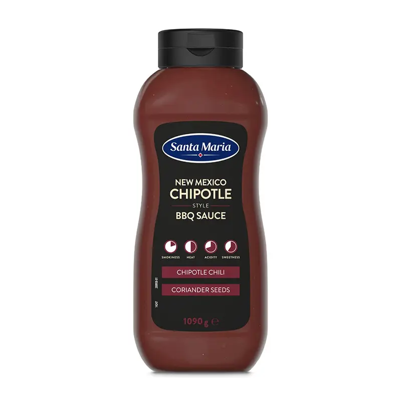 BBQ Sauce New Mexico Chipotle Style 6 x 1090 g från Santa Maria | #200958 | Sås
