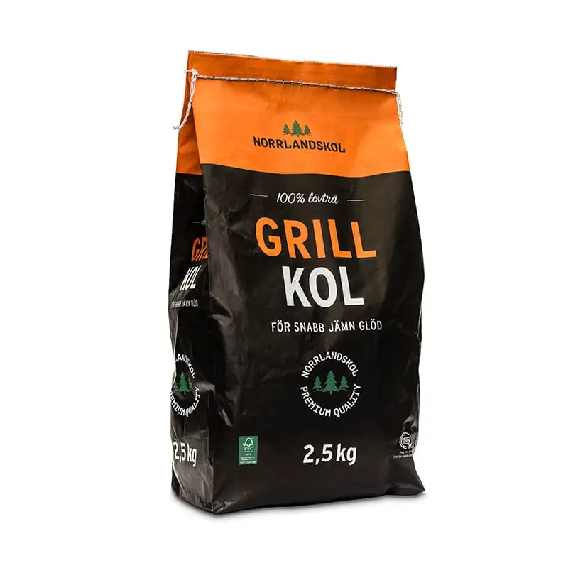 Grillkol 2.5 kg från Norrlandskol | #201022 | Grilltillbehör