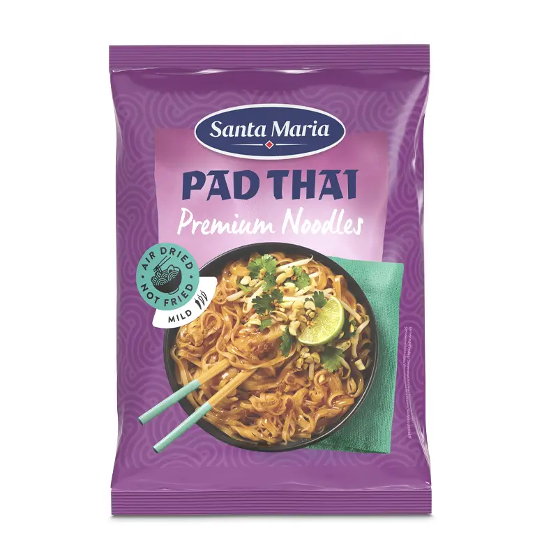 Premium Noodles Pad Thai 8 x 75 g från Santa Maria | #201118 | Färdiglagade måltider