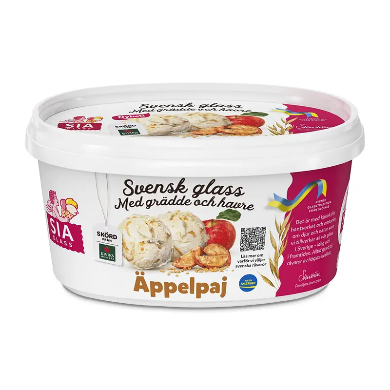 Äppelpaj Glass 8 x 0.5 l från SIA glass | #20137 | Kulglass