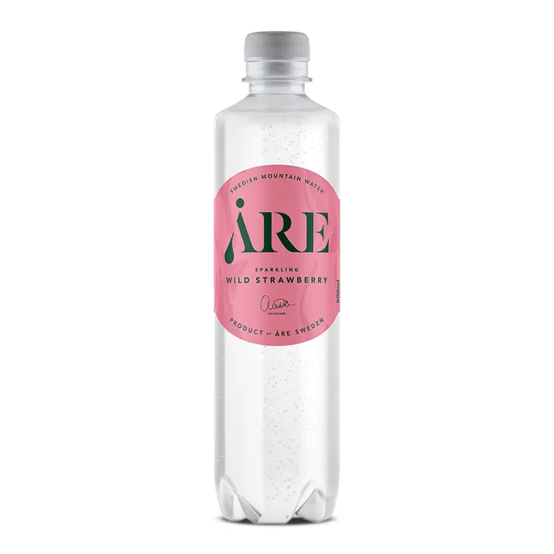 Sparkling Wild Strwberry 24 x 50 cl från Åre Water | #2019 | Vatten