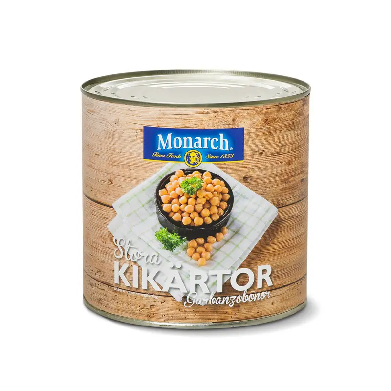 Stora Kikärtor Garbanzobönor 6 x 2.6 kg från Monarch | #20651 | Bönor
