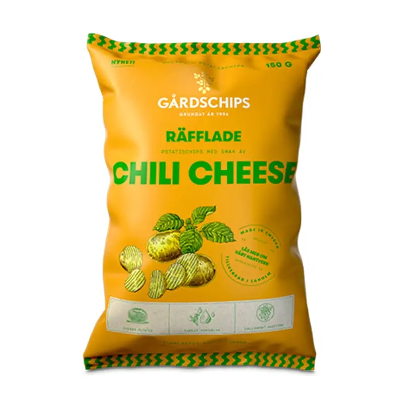 Chips Chili Cheese 10 x 150 g från Gårdschips | #2066 | Chips