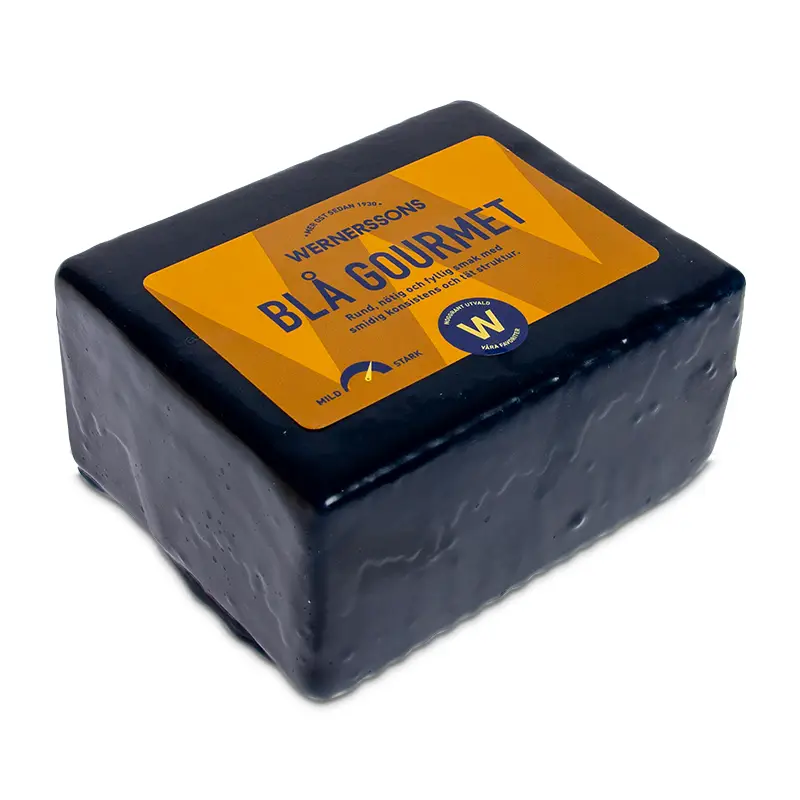 Blå Gourmet Ost 27% 8 x 800 g från Wernerssons Ost | #20851 | Ost