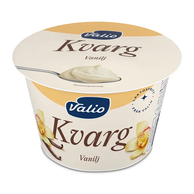 Laktosfri Kvarg Vanilj 7% 6 x 200 g från Valio | #209585 | Kvarg