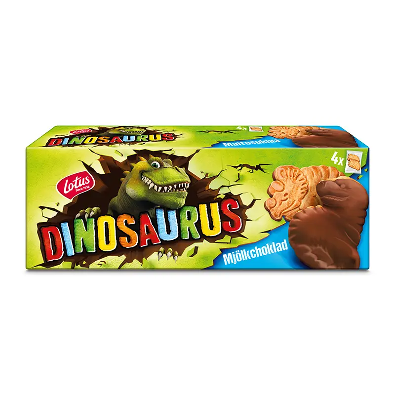 Dinosaurus Choklad 12 x 150 g från Dinosaurus | #21410 | Kakor & Söta kex