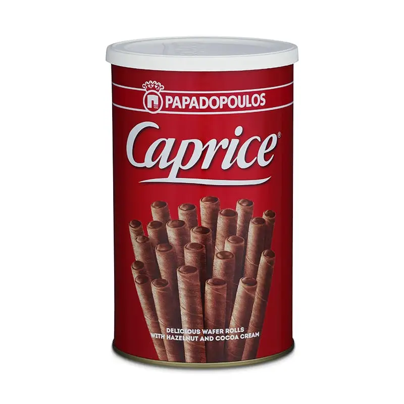 Caprice Pralin 12 x 250 g från Papadopoulos | #217008 | Kakor & Söta kex