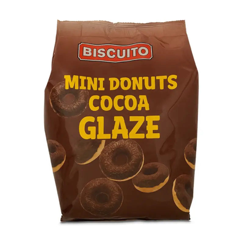 Mini Donuts Cocoa Glaze 7 x 200 g från Biscuito | #2201 | Donuts