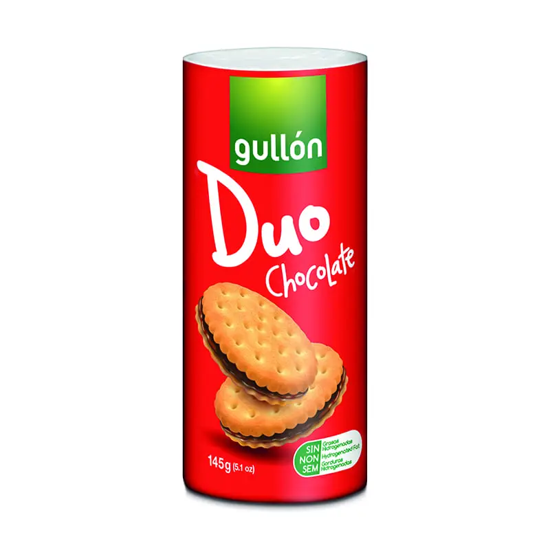 Duo Choklad 24 x 145 g från Gullon | #221417 | Kakor & Söta kex