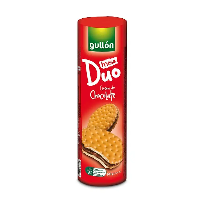 Mega Duo Choklad 20 x 500 g från Gullon | #221420 | Kakor & Söta kex