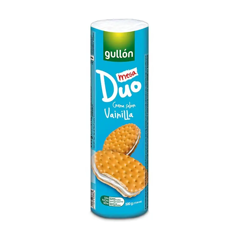 Mega Duo Vanilj 20 x 500 g från Gullon | #221421 | Kakor & Söta kex