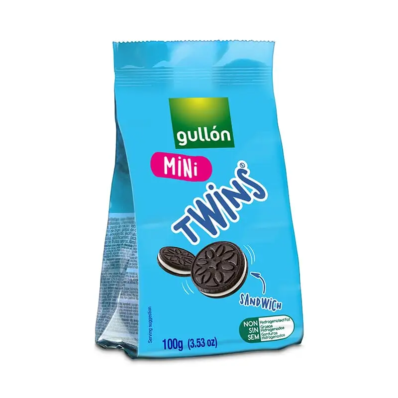 Minitwins Vanilj 12 x 100 g från Gullon | #221442 | Kakor & Söta kex