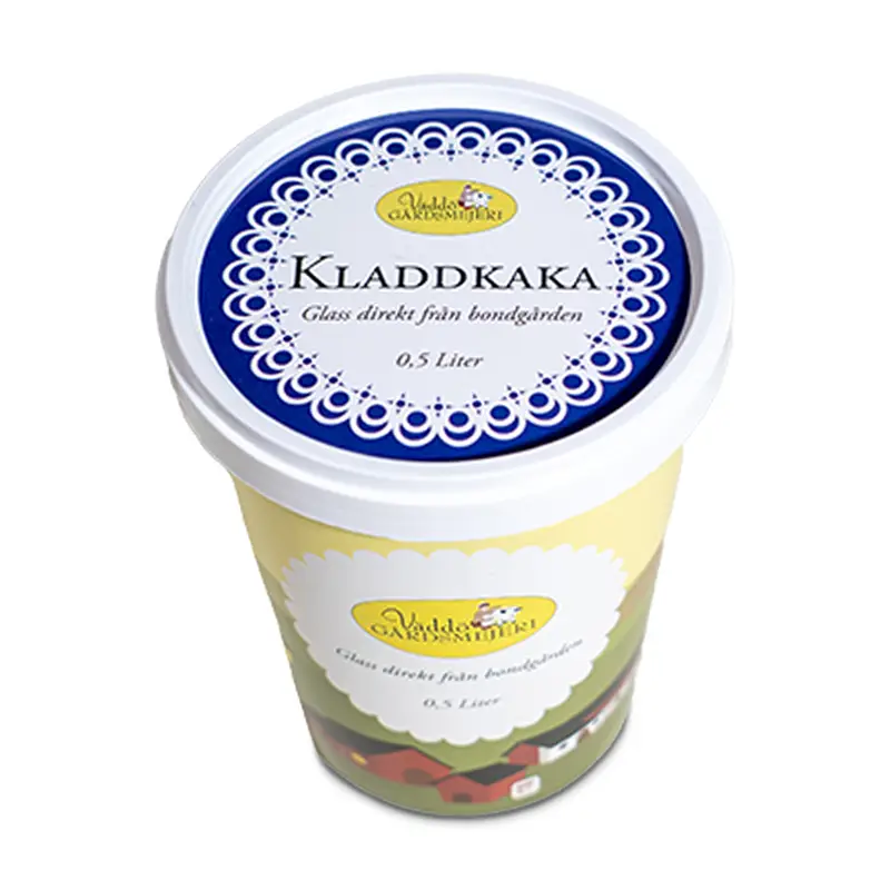 Kladdkaka med Chokladsås Glass 12 x 500 ml från Väddö Gårdsmejeri | #223 | Kulglass
