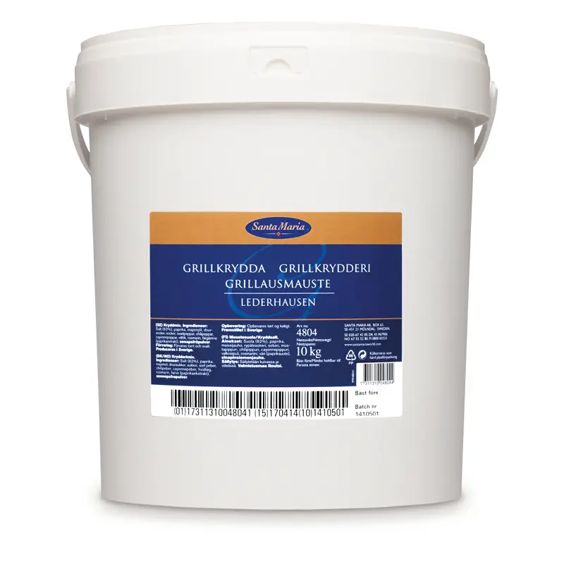Lederhausen Grillkrydda 1x10kg från Santa Maria | #4804 | Kryddor