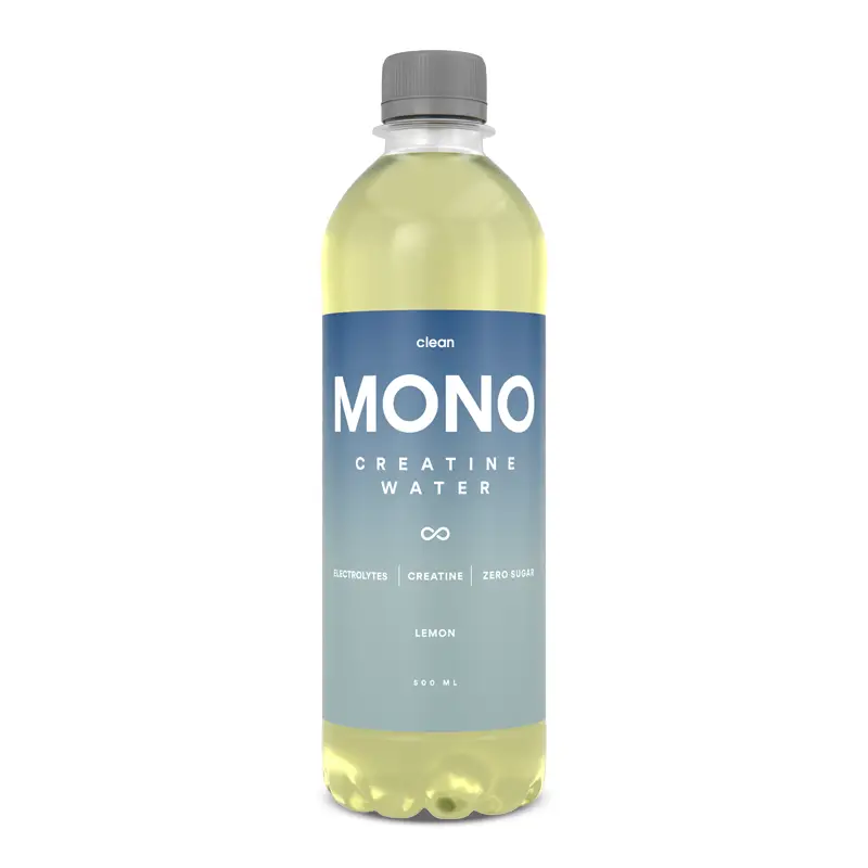 MONO Creatine Water Lemon 12 x 50 cl från Clean Drink | #23302 | Funktionsdryck