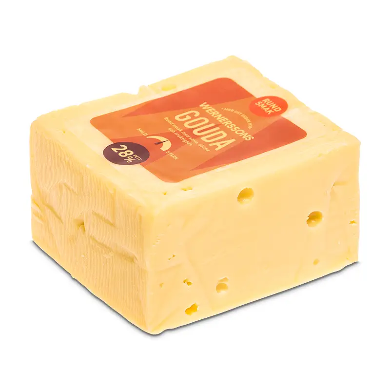 Gouda Ost Block 28% 12 x 500 g från Wernerssons Ost | #24051 | Ost
