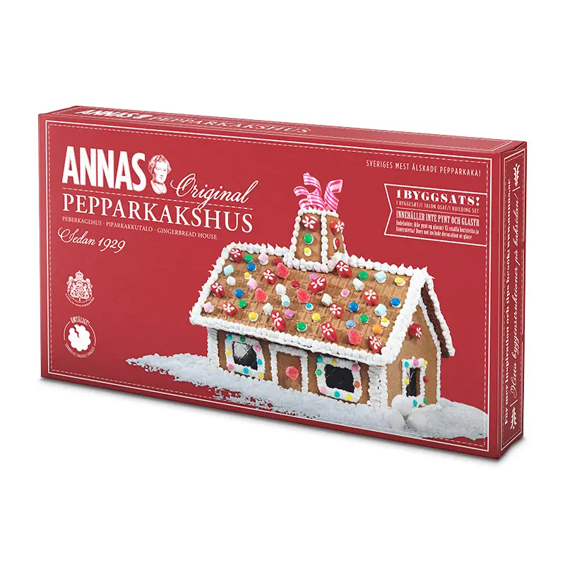 Annas Pepparkakshus 22 x 320 g från Annas | #24563 | Kakor & Söta kex