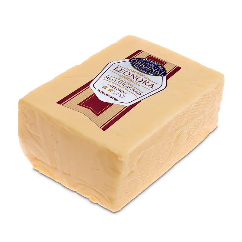 Leonora Ost 28% 10 x 650 g från Wernerssons Ost | #25243 | Ost
