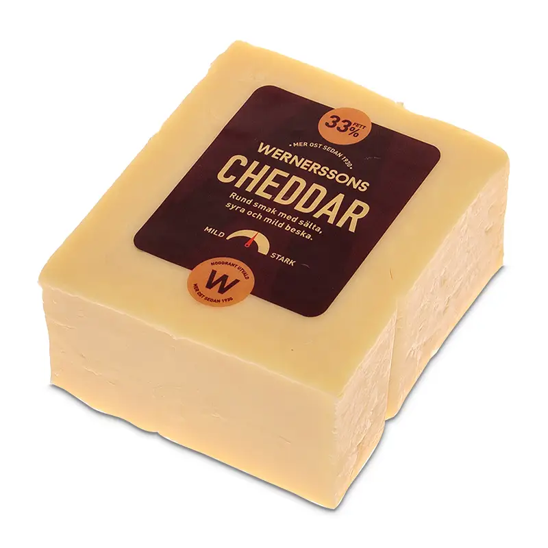 Cheddarost 32% 10 x 500 g från Wernerssons Ost | #25920 | Ost