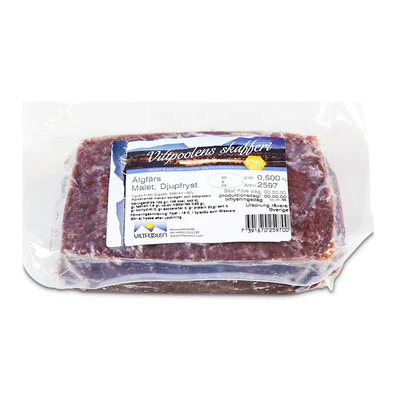 Älgfärs 18 x 500 g från Viltpoolen | #2597 | Färs