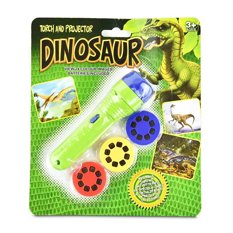 Ficklampa och Projektor med Dinosaurier 12 x 1 st från Robetoy | #26010 | Leksaker