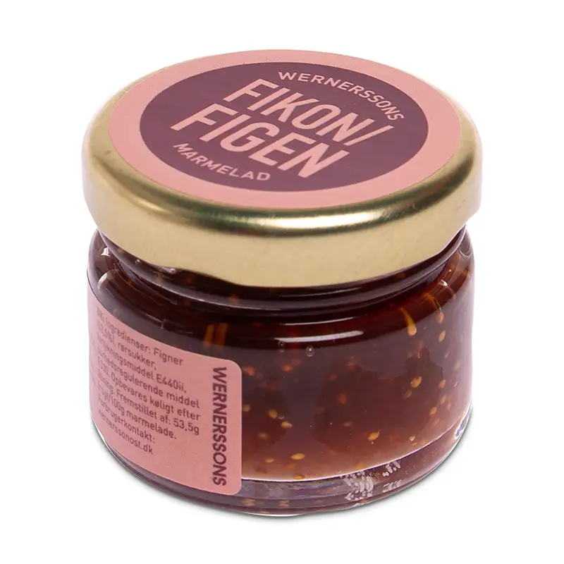 Marmelad Fikon 40 x 28 g från Wernerssons Ost | #26142 | Sylt, Mos, Marmelad & Gelé