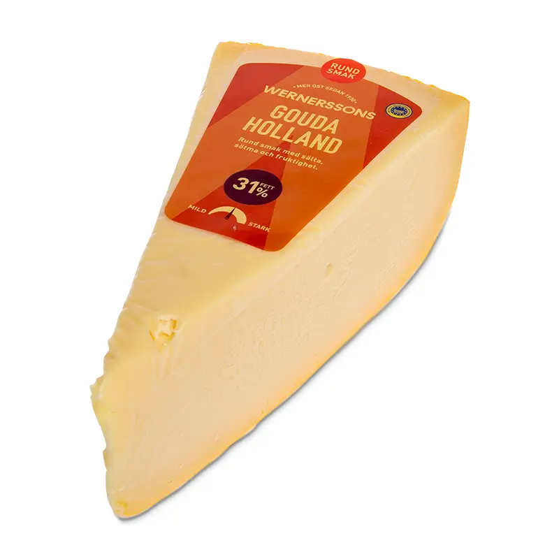 Gouda Ost Holland 31% 12 x 480 g från Wernerssons Ost | #26303 | Ost