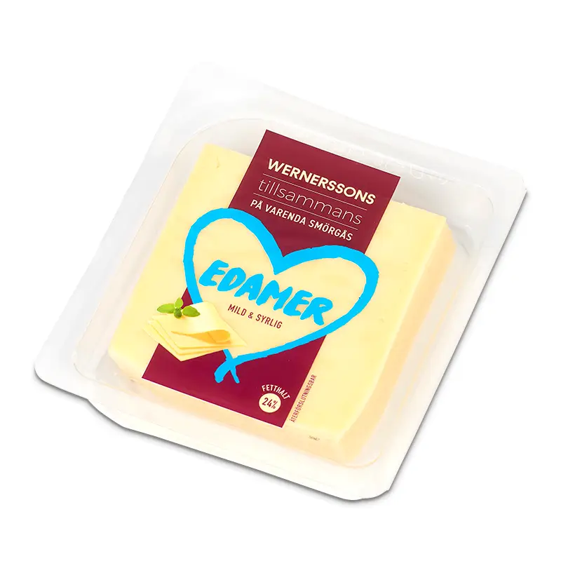 Skivad Edamerost 24% 16 x 300 g från Wernerssons Ost | #26437 | Ost