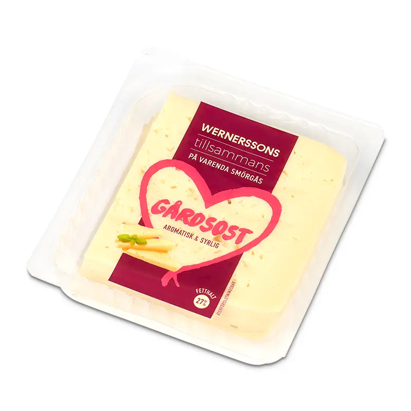 Skivad Gårdsost 27% 16 x 275 g från Wernerssons Ost | #26439 | Ost