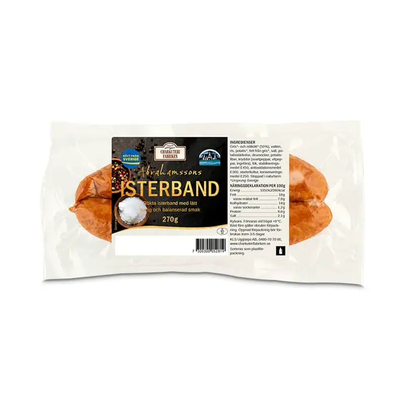 Glutenfria Isterband 12 x 270 g från Charkuterifabriken | #29070919 | Korv