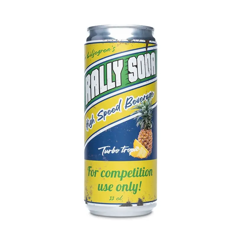 Rally Soda Turbo Tropic 24 x 33 cl från Tim Liljegren | #10081 | Läsk & Soda