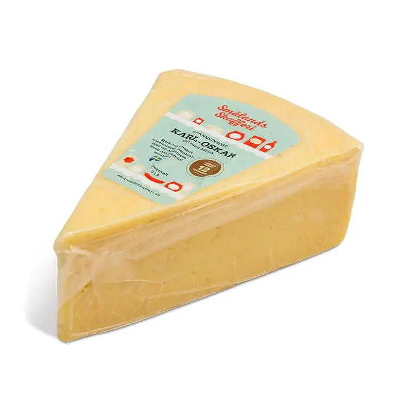 Karl-Oskar Brännvinsost 31% 720 g från Smålands Skafferi | #1-34X | Ost