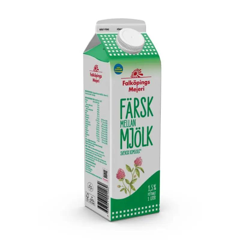 Mellanmjölk 1 l från Falköpings Mejeri | #146 | Mjölk