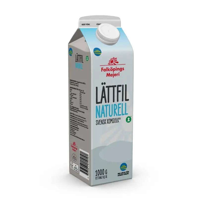 Lättfil 0,5% 1 kg från Falköpings Mejeri | #1919 | Filmjölk