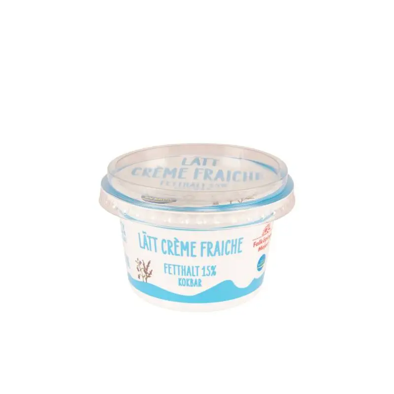 Lätt Crème Fraiche 13% 8 x 2 dl från Falköpings Mejeri | #1585 | Crème Fraiche