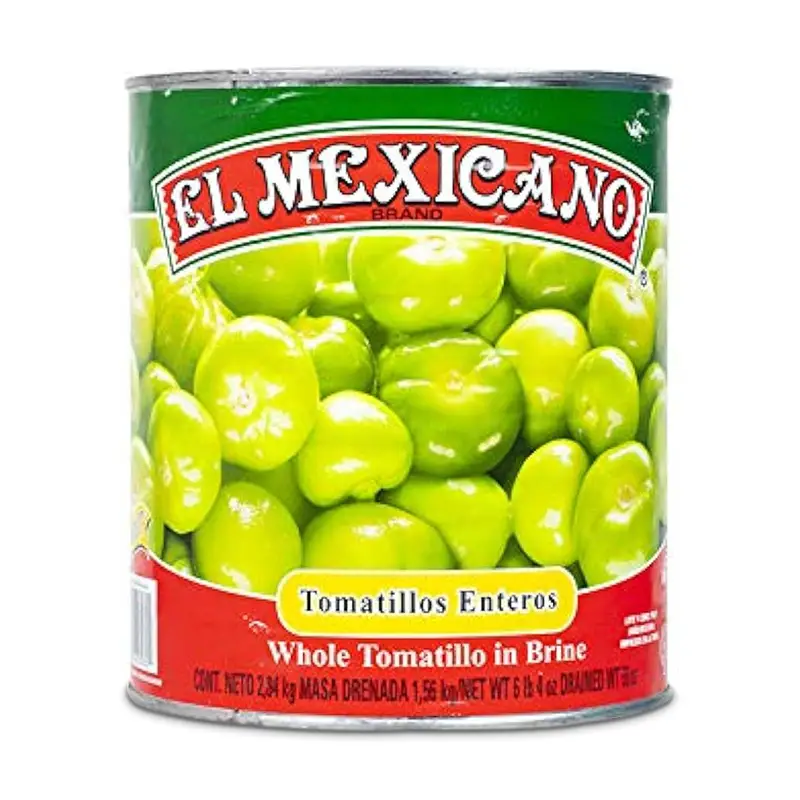 Whole Tomatillo 6 x 2.84 kg från El mexicano | #3009 | Grönsakskonserv