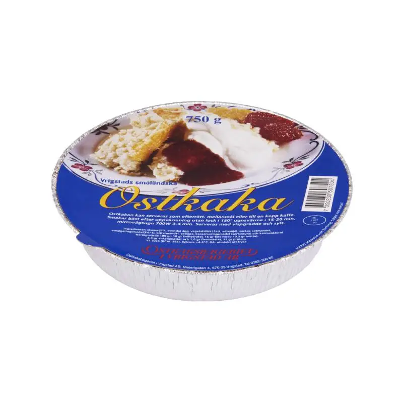 Ostkaka 6 x 750 g från Vrigstad Ostkaksbageri | #60750 | Ostkaka